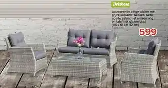 Euroshop Brisbane loungeset aanbieding