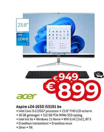Exellent Acer Aspire C24 aanbieding