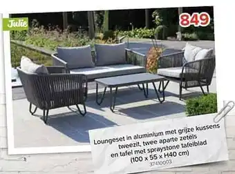 Euroshop Julie loungeset aanbieding