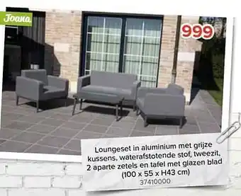 Euroshop Joana loungeset aanbieding