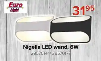 Euroshop Nigella led wand aanbieding