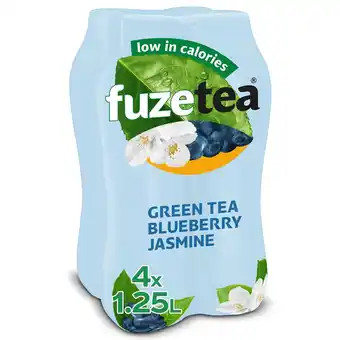 Delhaize Fuze tea | Bosbes | Jasmijn | Pet aanbieding
