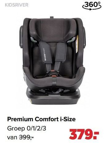 Baby-Dump Kidsriver premium comfort i-size aanbieding