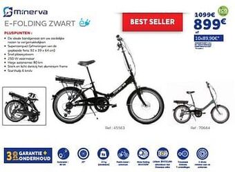Auto5 Minerva e-folding zwart aanbieding