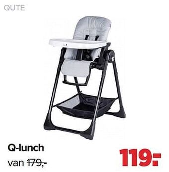 Baby-Dump Qute q-lunch aanbieding