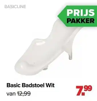 Basicline basic badstoel wit