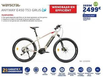 Auto5 Wayscral anyway e450 t53 grijs aanbieding