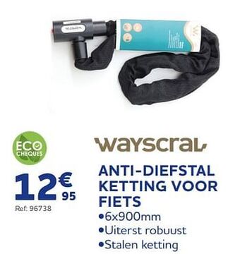 Auto5 Anti-diefstal ketting voor fiets aanbieding