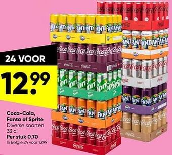 Big Bazar Coca-cola fanta of sprite aanbieding
