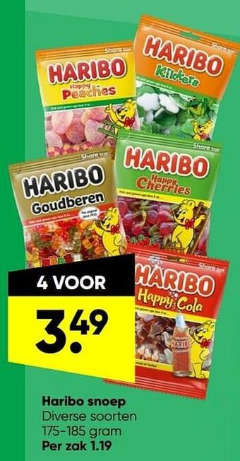 Big Bazar Haribo snoep aanbieding