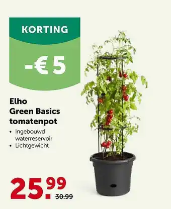 AVEVE Elho Green Basics Tomatenpot aanbieding