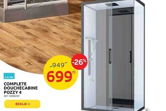 Brico Complete Douchecabine Pozzy 4 aanbieding
