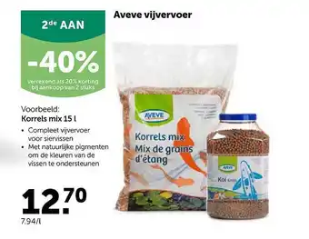 AVEVE Aveve Vijvervoer aanbieding
