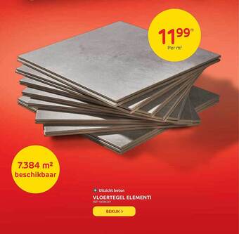 Brico Vloertegel Elementi aanbieding