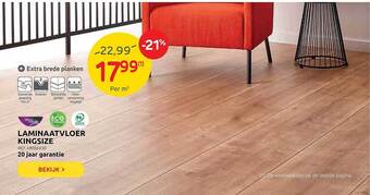 Brico Laminaatvloer Kingsize aanbieding