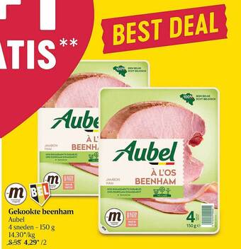 Delhaize Gekookte Beenham aanbieding