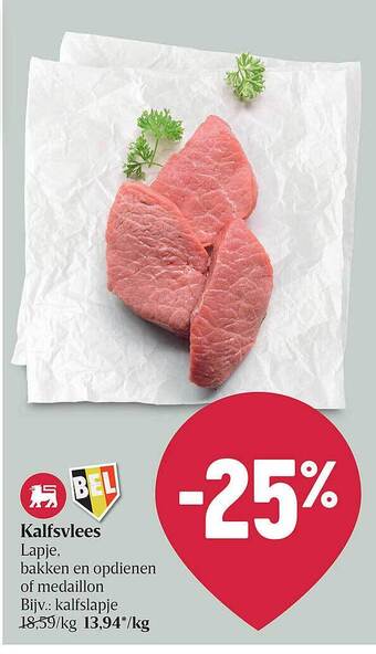 Delhaize Kalfsvlees aanbieding