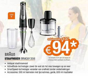 Expert Braun Staafmixer aanbieding