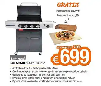 Expert Barbecook Gas Siesta aanbieding