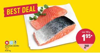 Delhaize Atlantische Zalmfilet aanbieding