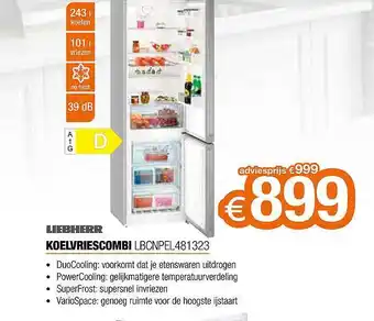 Expert Liebherr Koelvriescombi aanbieding