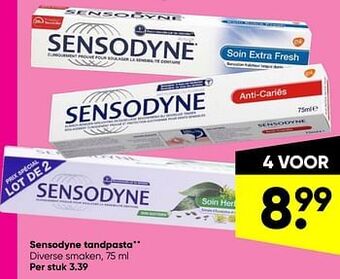 Big Bazar Sensodyne tandpasta aanbieding