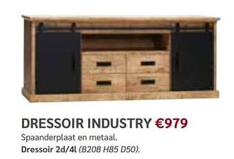 Crack Dressoir industry aanbieding