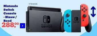 Bol.com Nintendo switch console - blauw - rood aanbieding