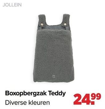 Baby-Dump Jollein boxopbergzak teddy aanbieding