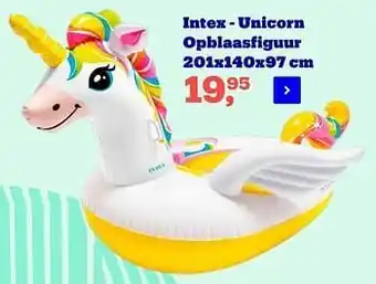 Intex - unicorn opblaasfiguur