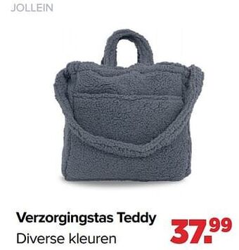 Baby-Dump Jollein verzorgingstas teddy aanbieding