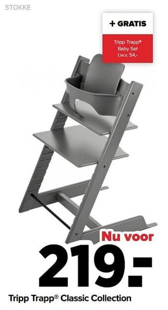 Baby-Dump Stokke tripp trapp classic collection aanbieding