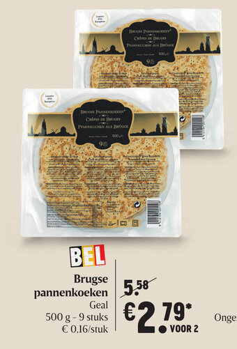 Delhaize Brugse pannenkoeken aanbieding