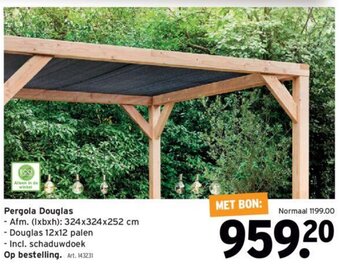 GAMMA Pergola Douglas aanbieding