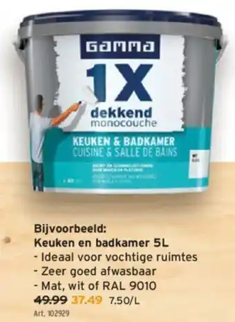 GAMMA Bijvoorbeeld: Keuken en badkamer 5L aanbieding