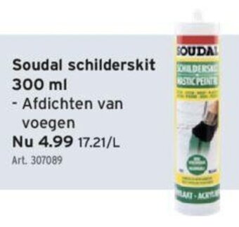 GAMMA Soudal schilderskit 300ml aanbieding