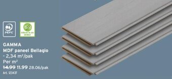GAMMA Gamma MDF paneel Bellagio aanbieding