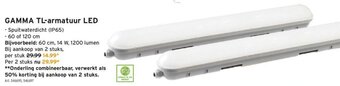 GAMMA Gamma TL-armatuur LED aanbieding