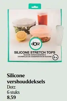 Silicone vershouddeksels dotz