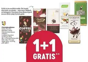 Delhaize Fairtrade biochocolade dark coffee aanbieding