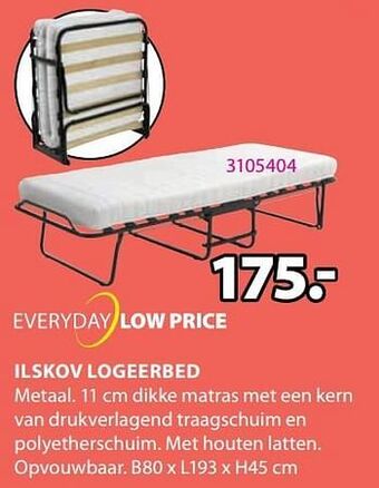 Jysk Ilskov logeerbed aanbieding