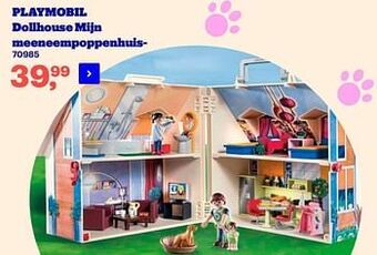 Bol.com Playmobil dollhouse mijn meeneempoppenhuis- 70985 aanbieding