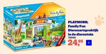 Bol.com Playmobil family fun dierenartspraktijk in de dierentuin 70900 aanbieding