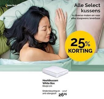 Hoofdkussen white box