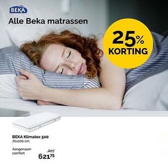 Beter Bed Beka klimatex 500 aanbieding