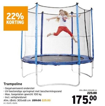 GAMMA Trampoline aanbieding