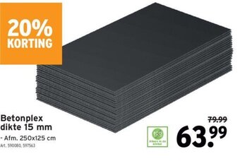 GAMMA Betonplex dikte 15mm aanbieding