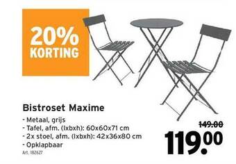Bistroset Maxime