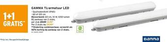 GAMMA Tl Armatuur Led aanbieding