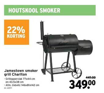 Jamestown Smoker Grill Charlton